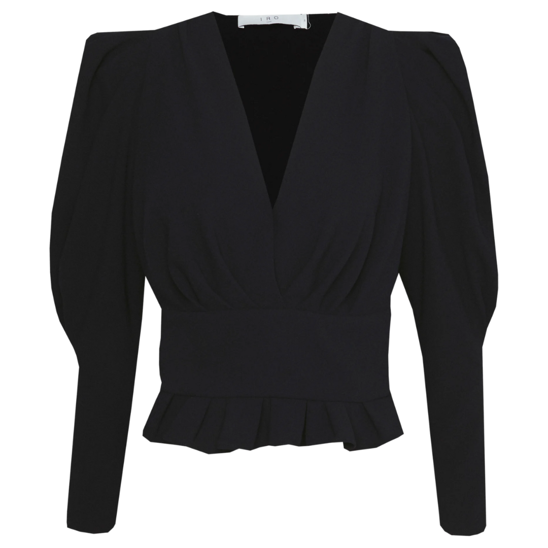 Stepie Blouse in Black