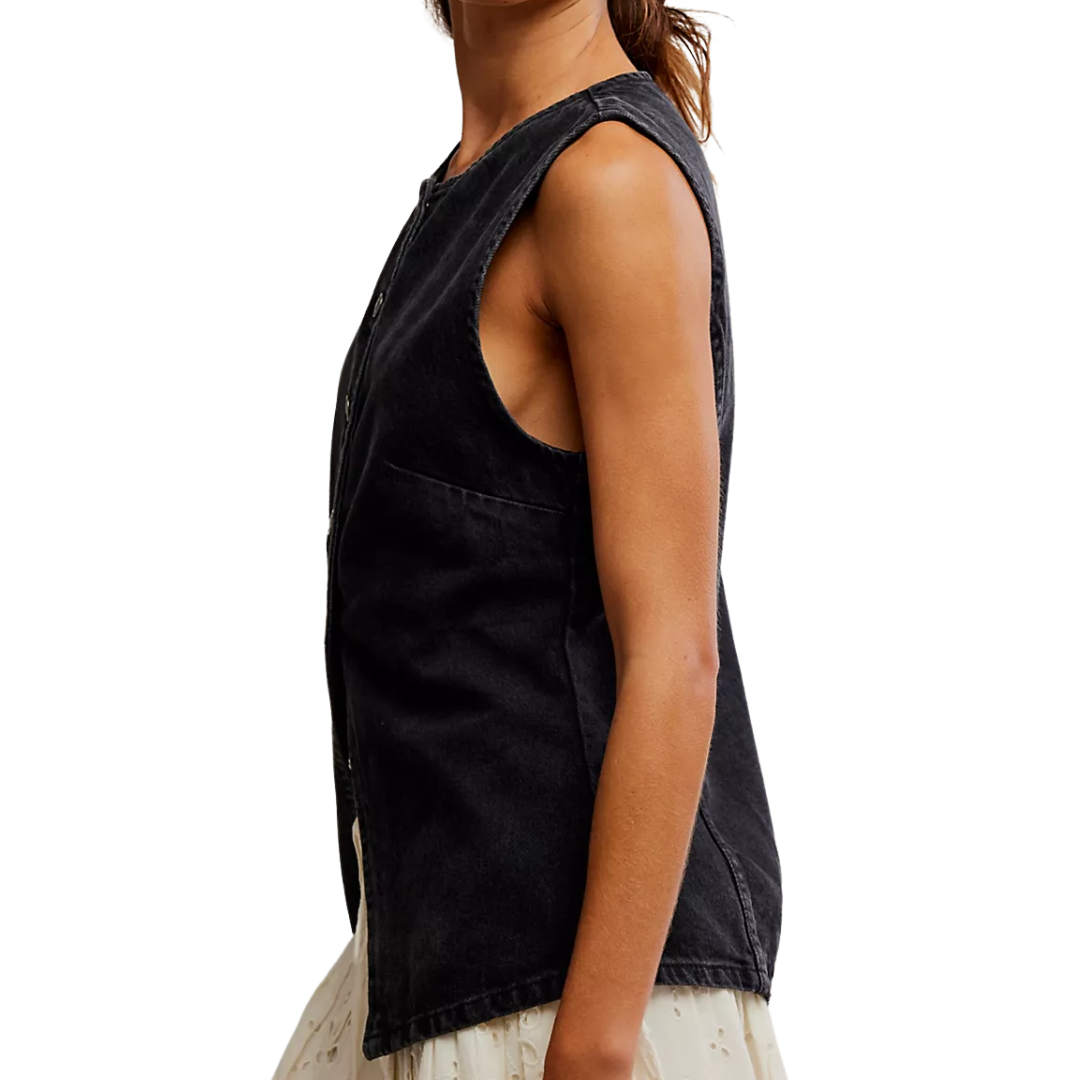 We The Free Aimee Vest in Black
