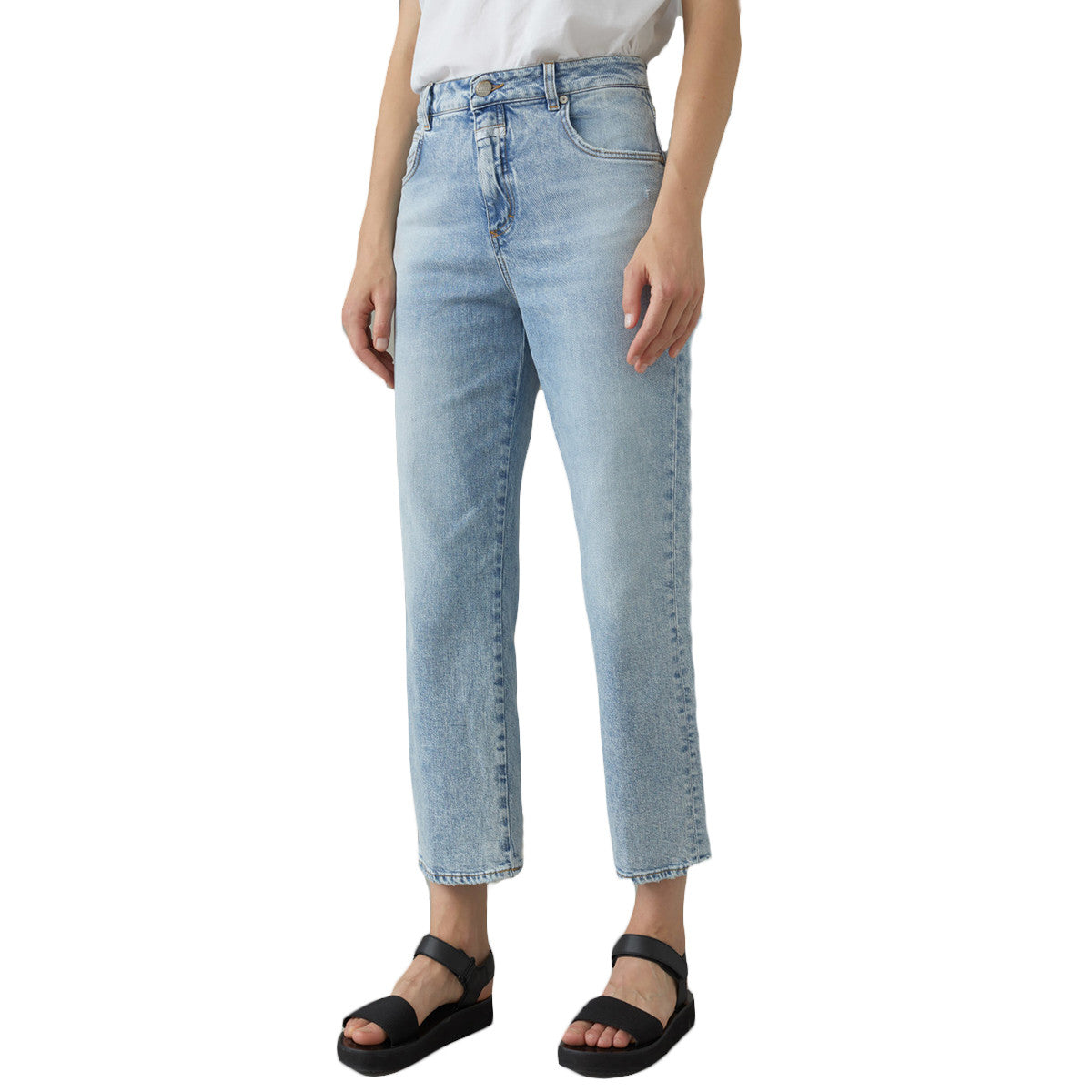 Gill Organic Stretch Straight Jean in Light Wash