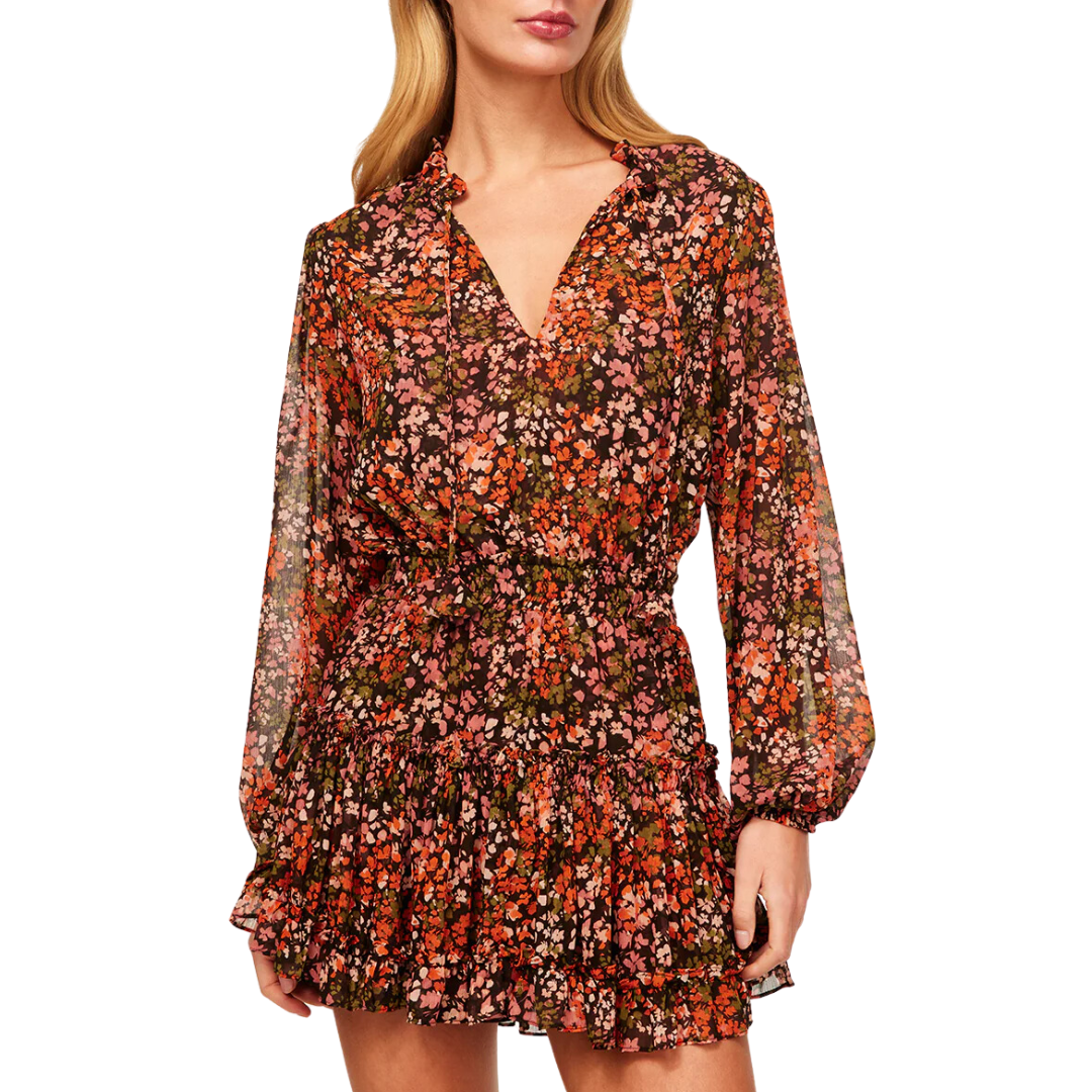 Lorena Dress in Autumn Flora