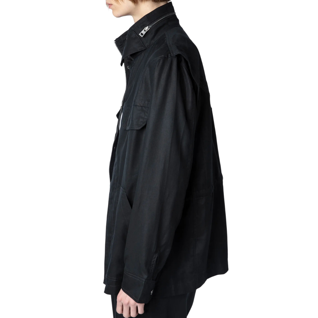 Kayaka Lyocell Jacket in Noir