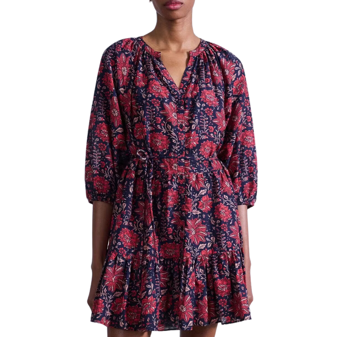 Mini Mitte Dress in Heritage Scarlet