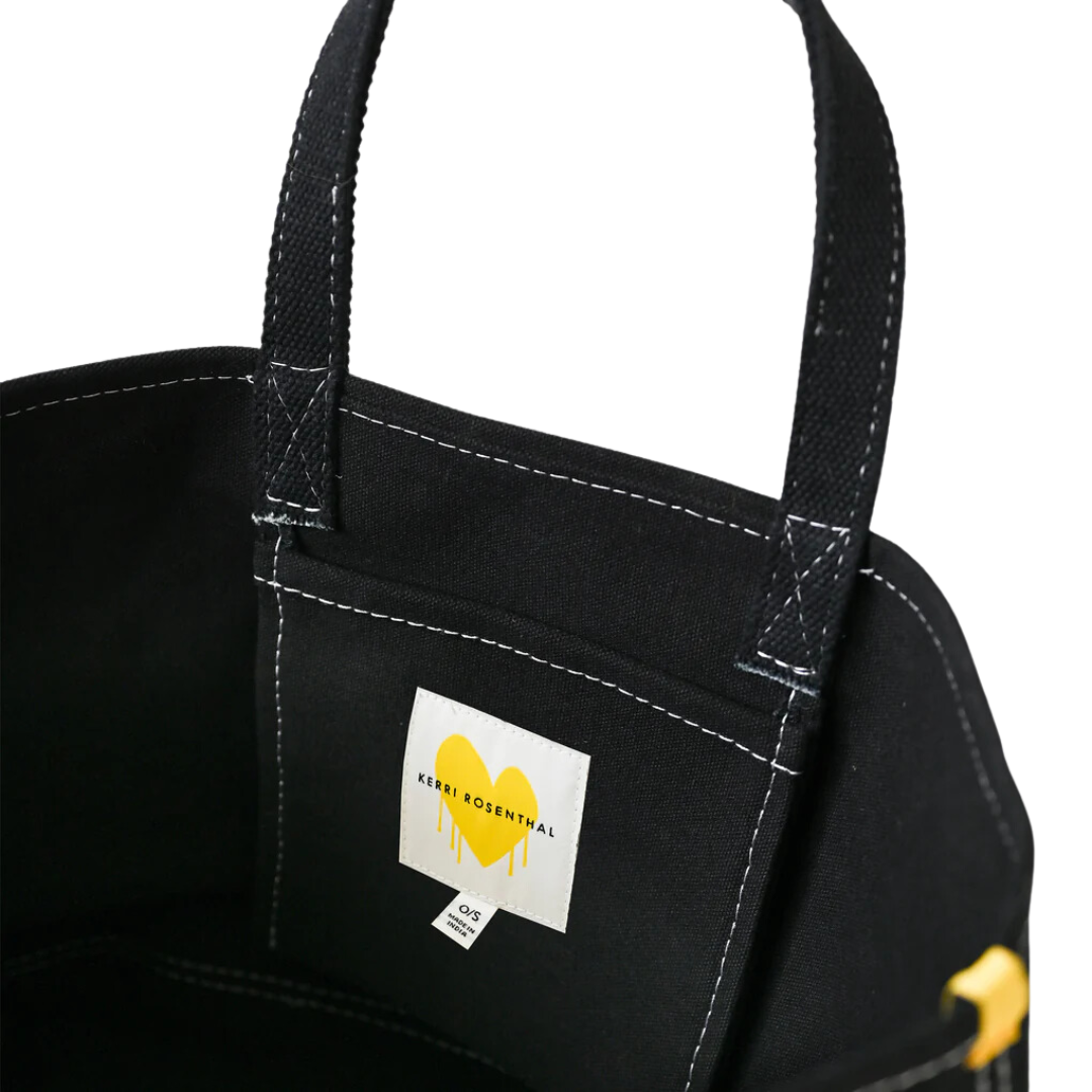 Imperfect Heart Tote in Black