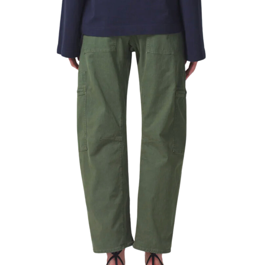 Marcelle Low Slung Easy Cargo in Washed Surplus