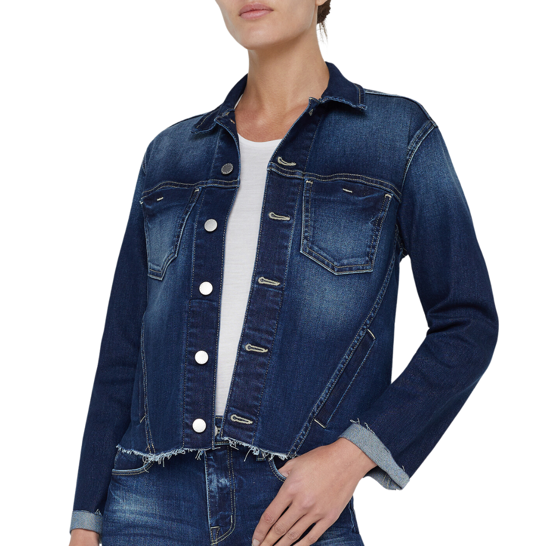 Janelle Denim Jacket in Lavelle
