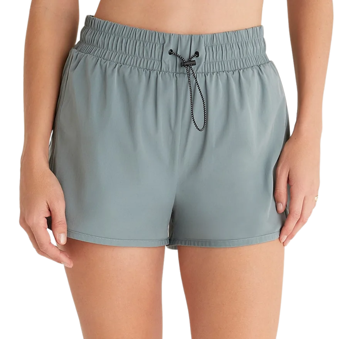 Freestyle Nylon Short in Sage Ash