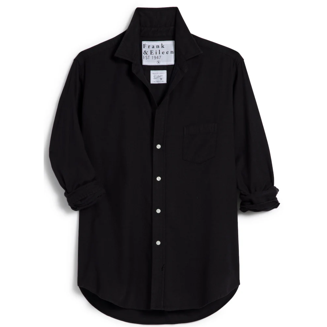 Eileen in Italian Flannel Black