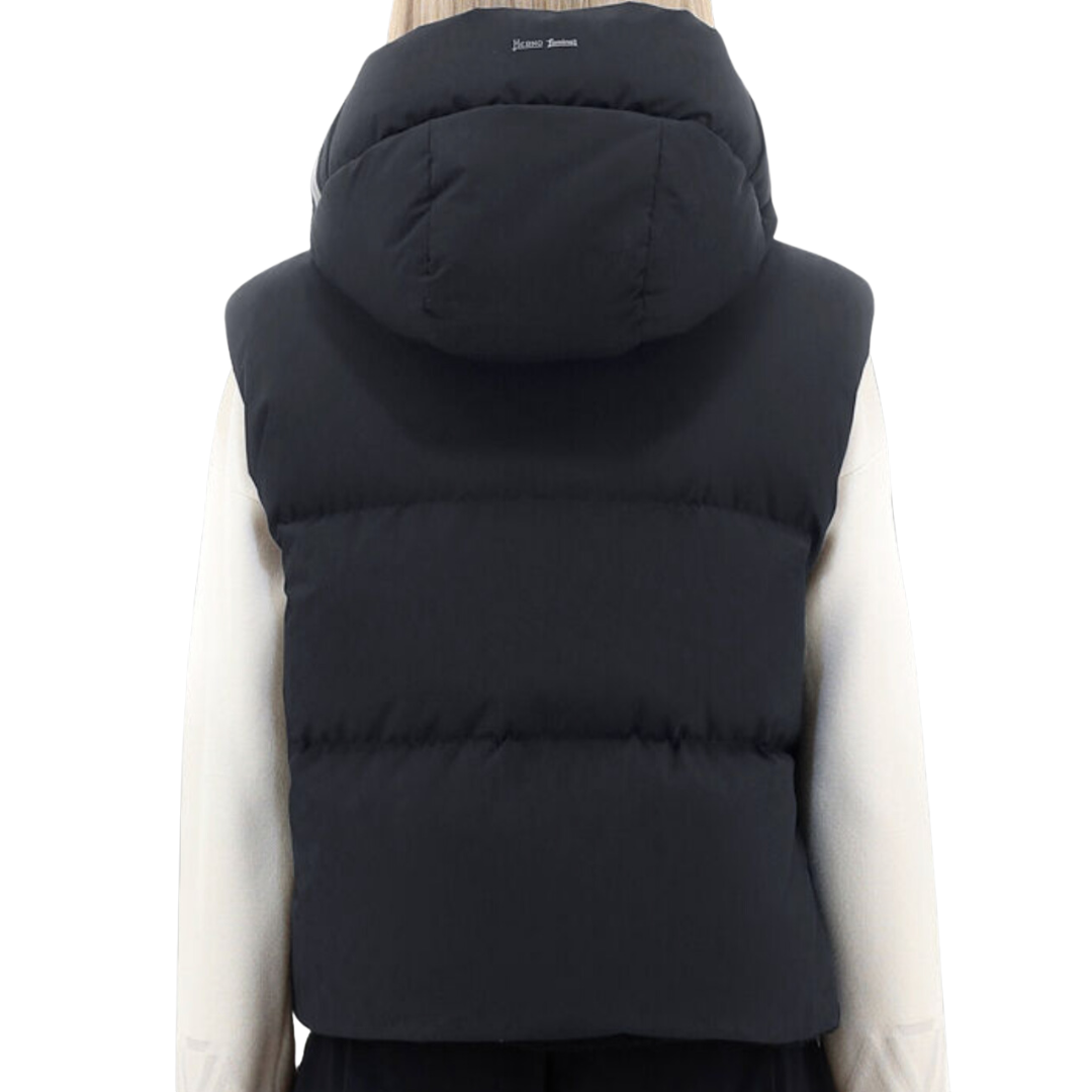 Laminar Sleeveless Jacket in Black