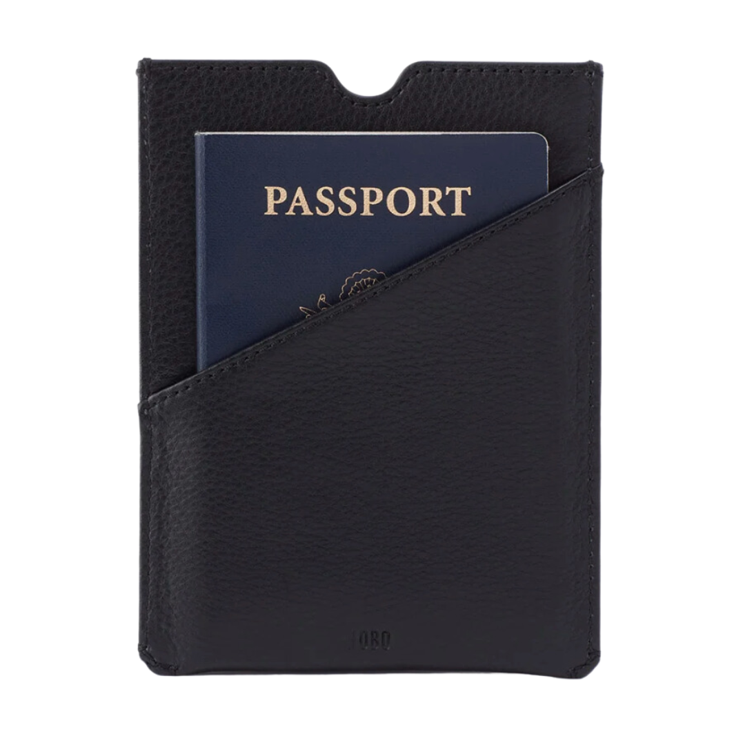 Men's Passport Holder in Black
