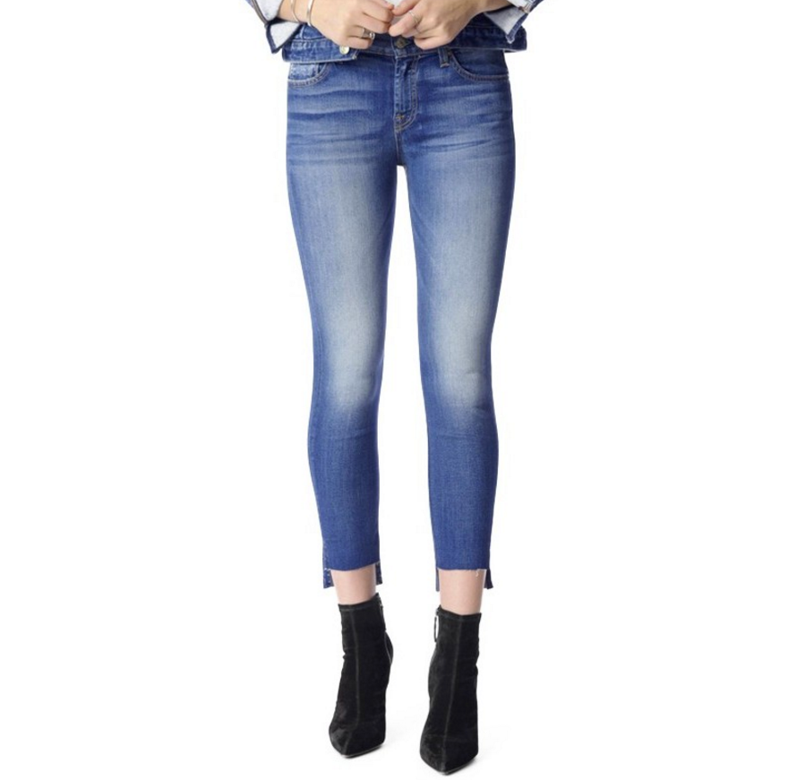 Ankle Skinny Jean in Distressed Authentic Light