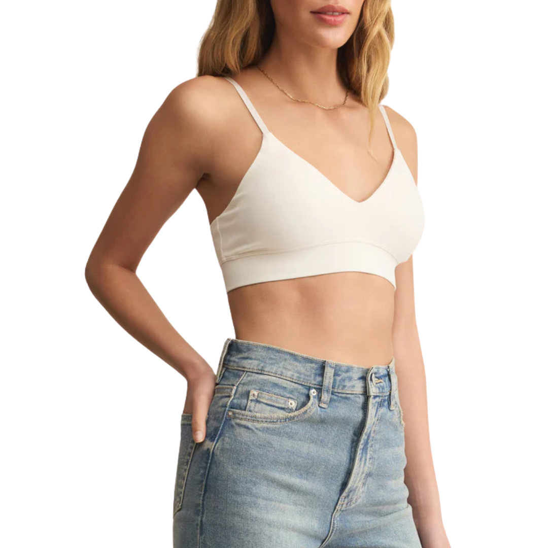 Kendra So Smooth Bralette in Crystal