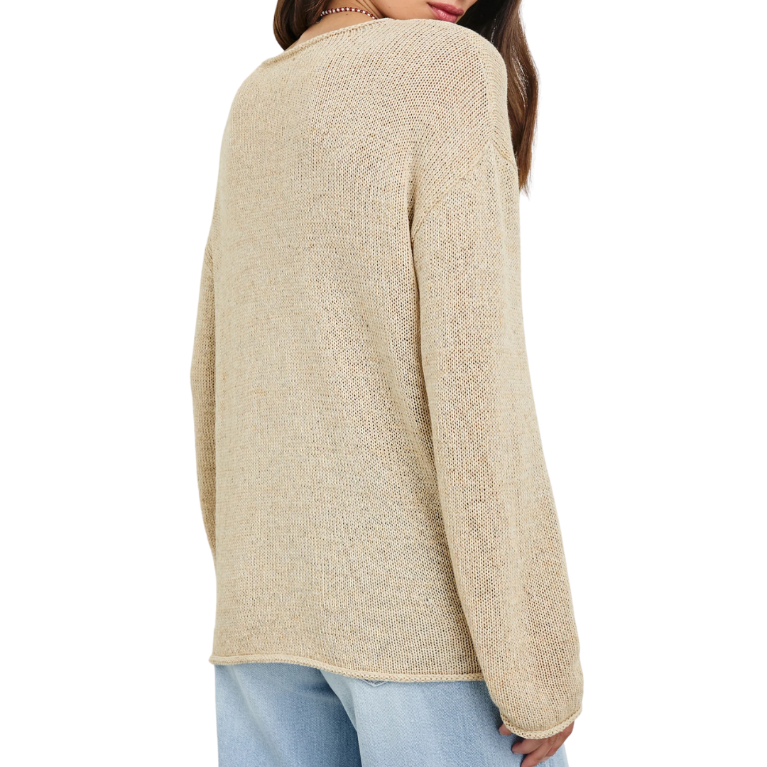 Evangeline Sweater in Natural