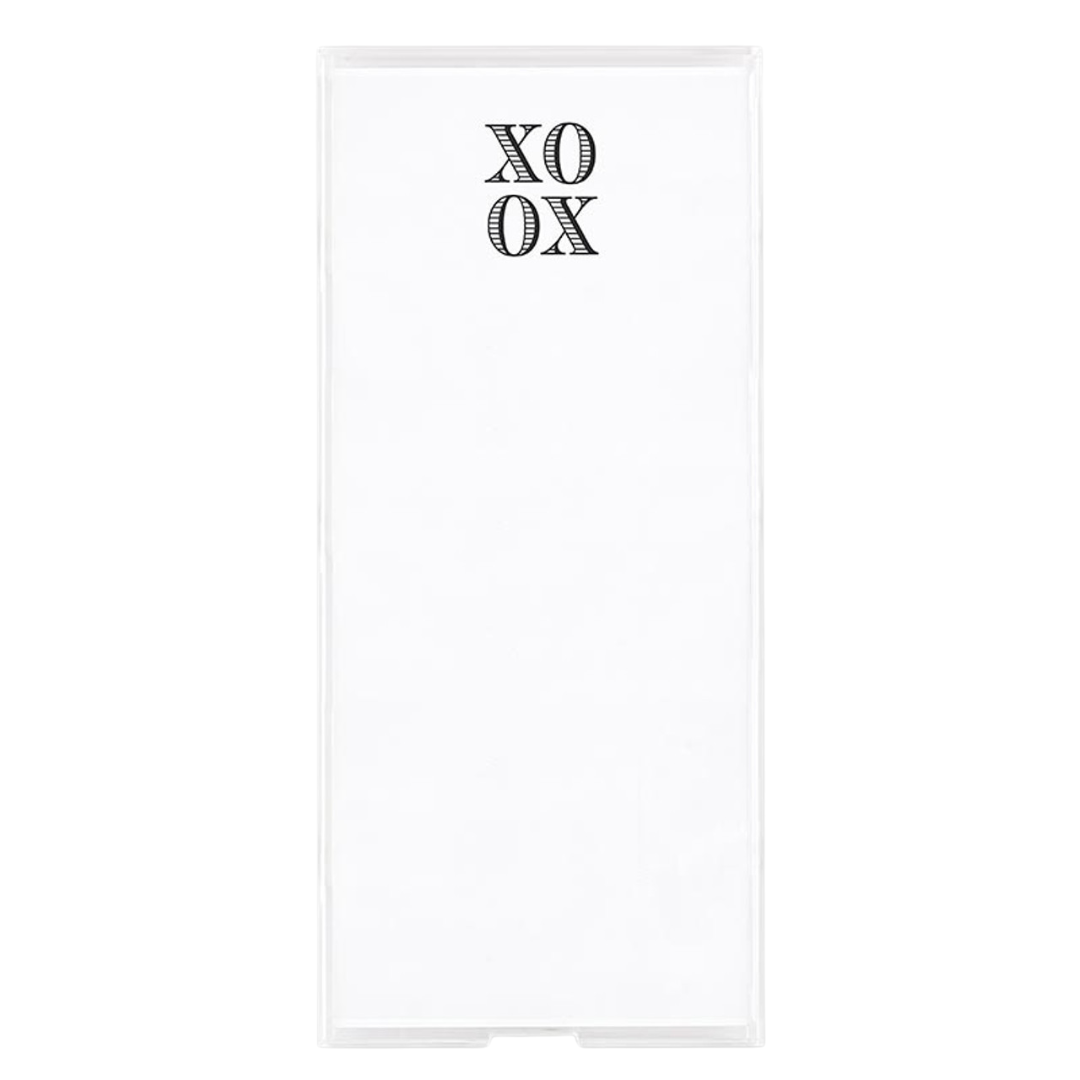 XoXo Notepaper with Acrylic Tray
