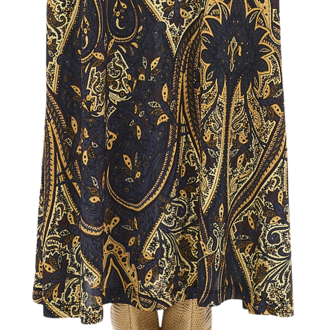 Orla Sleeveless Jersey Dress in Twilight Paisley