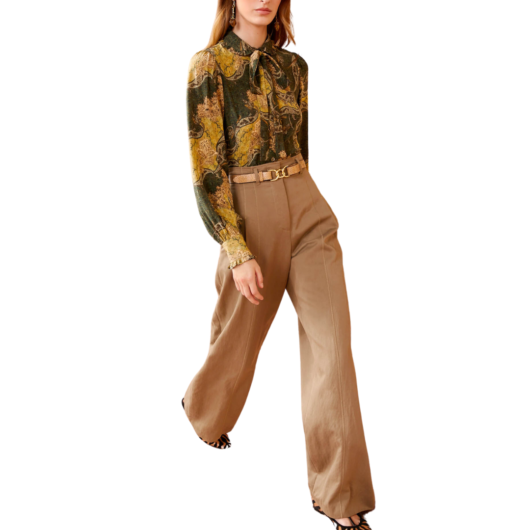 Delvine Pant in Driftwood
