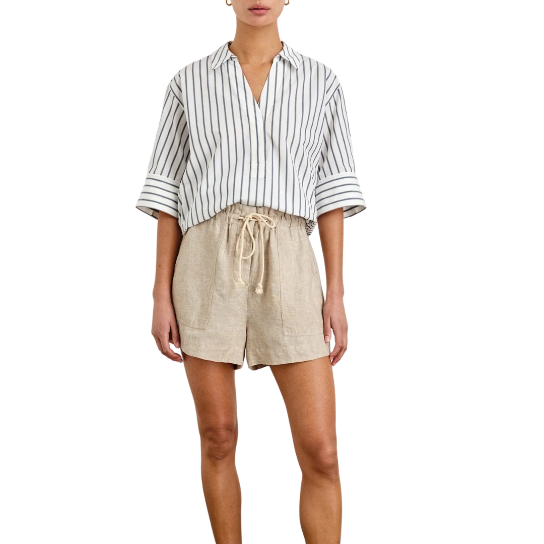 Foster Short in Heathered Flax
