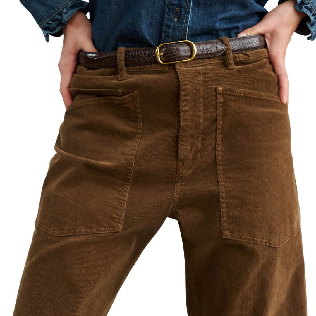Shon Corduroy Pant in Cigar Brown