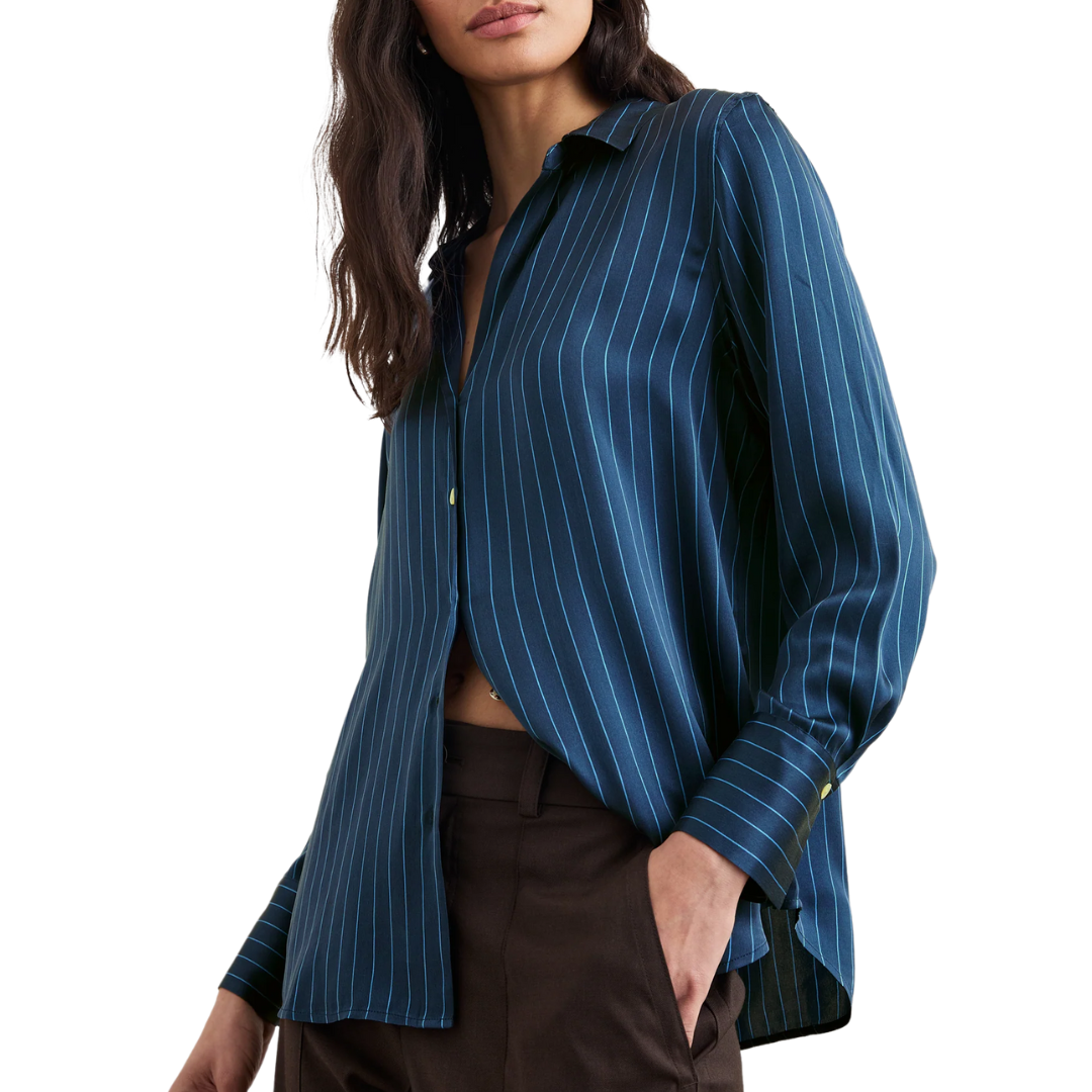 Dorian Shirt in Arctic Stripe