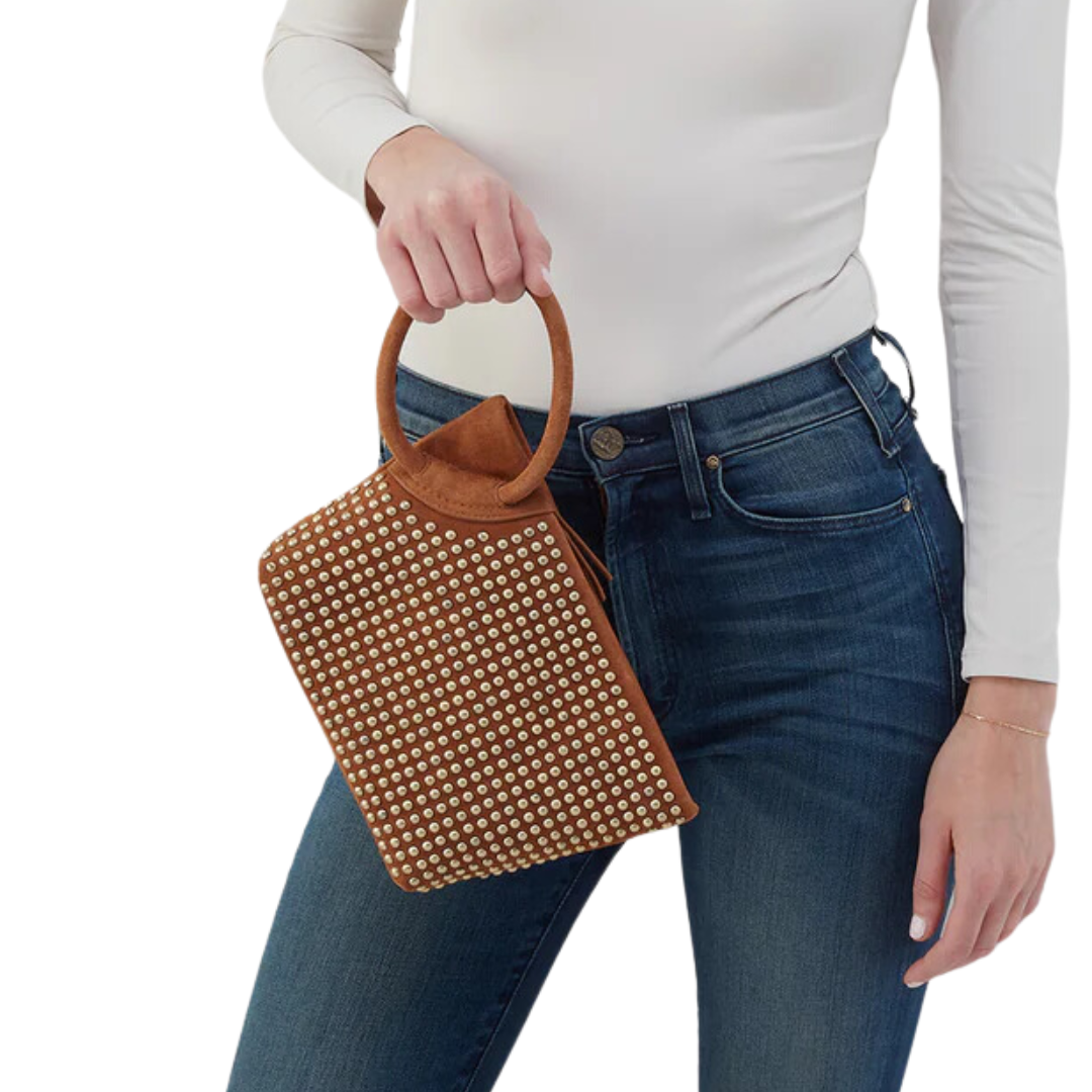 Maggie Clutch in Caramel