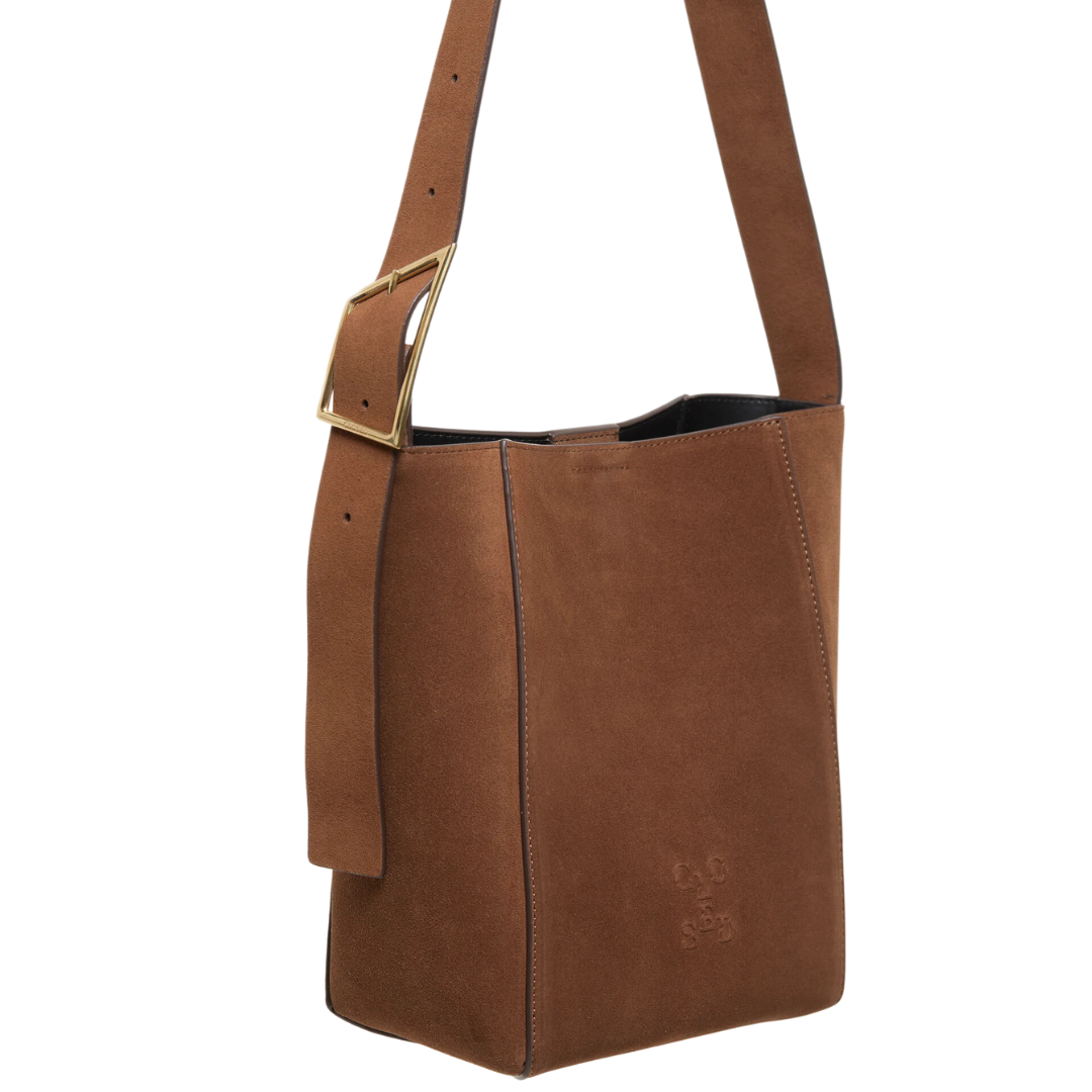 Medium Leather Bag in Arabica Espresso