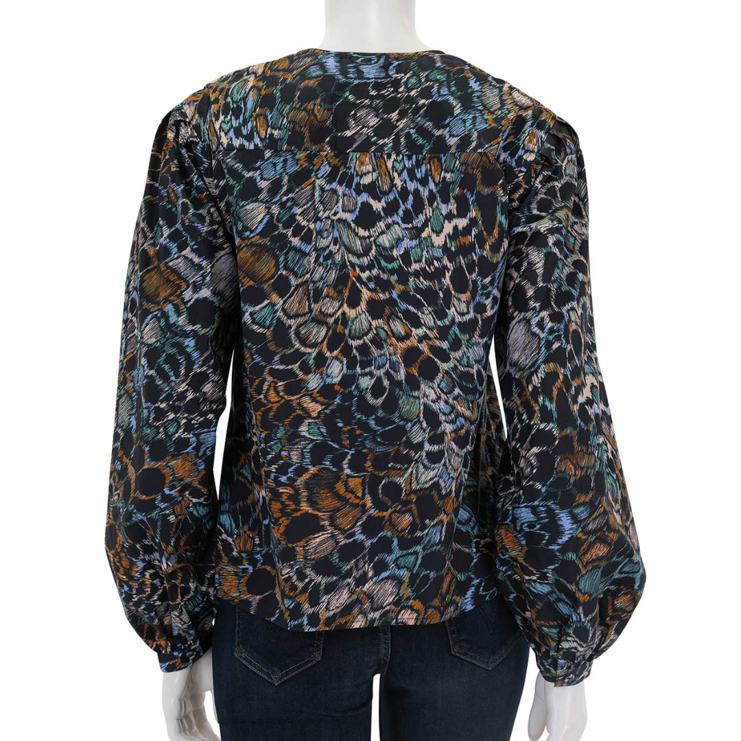 Ilara Blouse in Starling Print