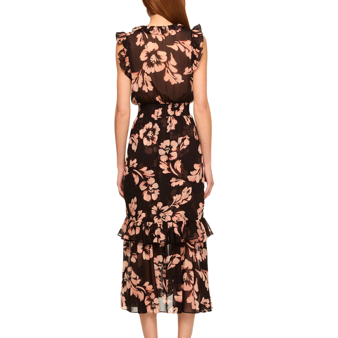Kidada Dress in Auric Flora