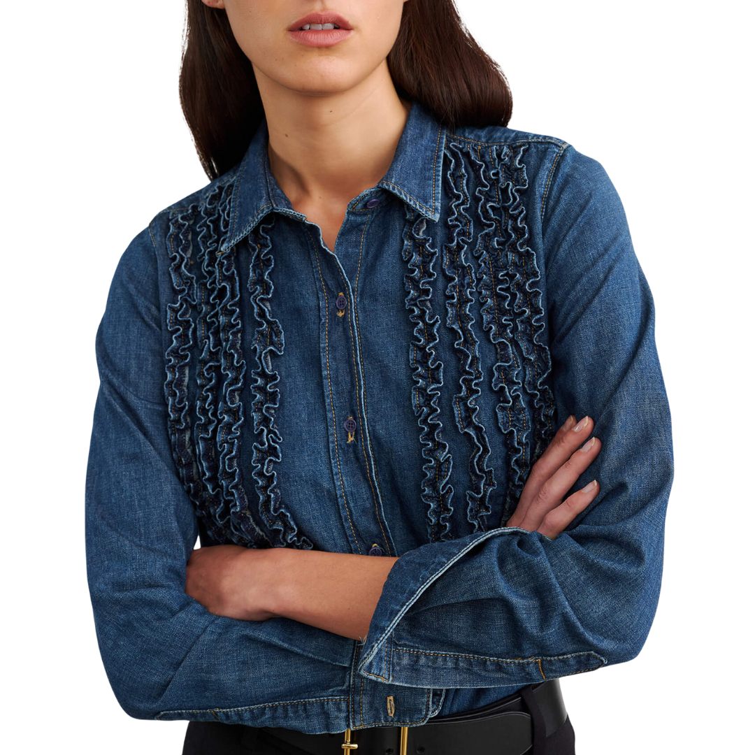 Lexa Denim Shirt in Classic Wash