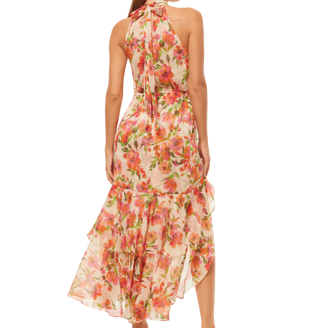 Aneva Dress in Palmarei Blooms