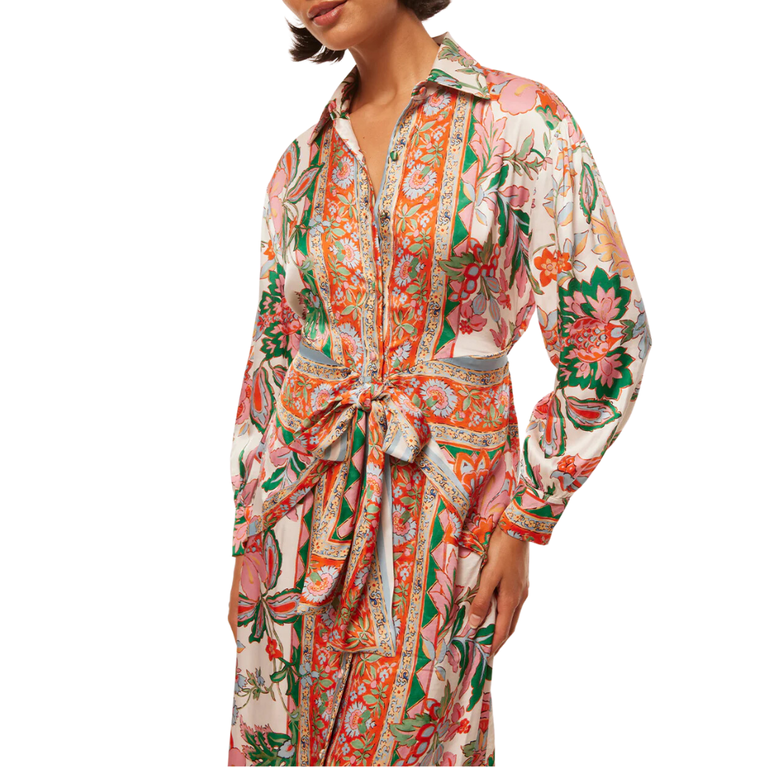 Kasbah Dress in Casablanca Border Mix