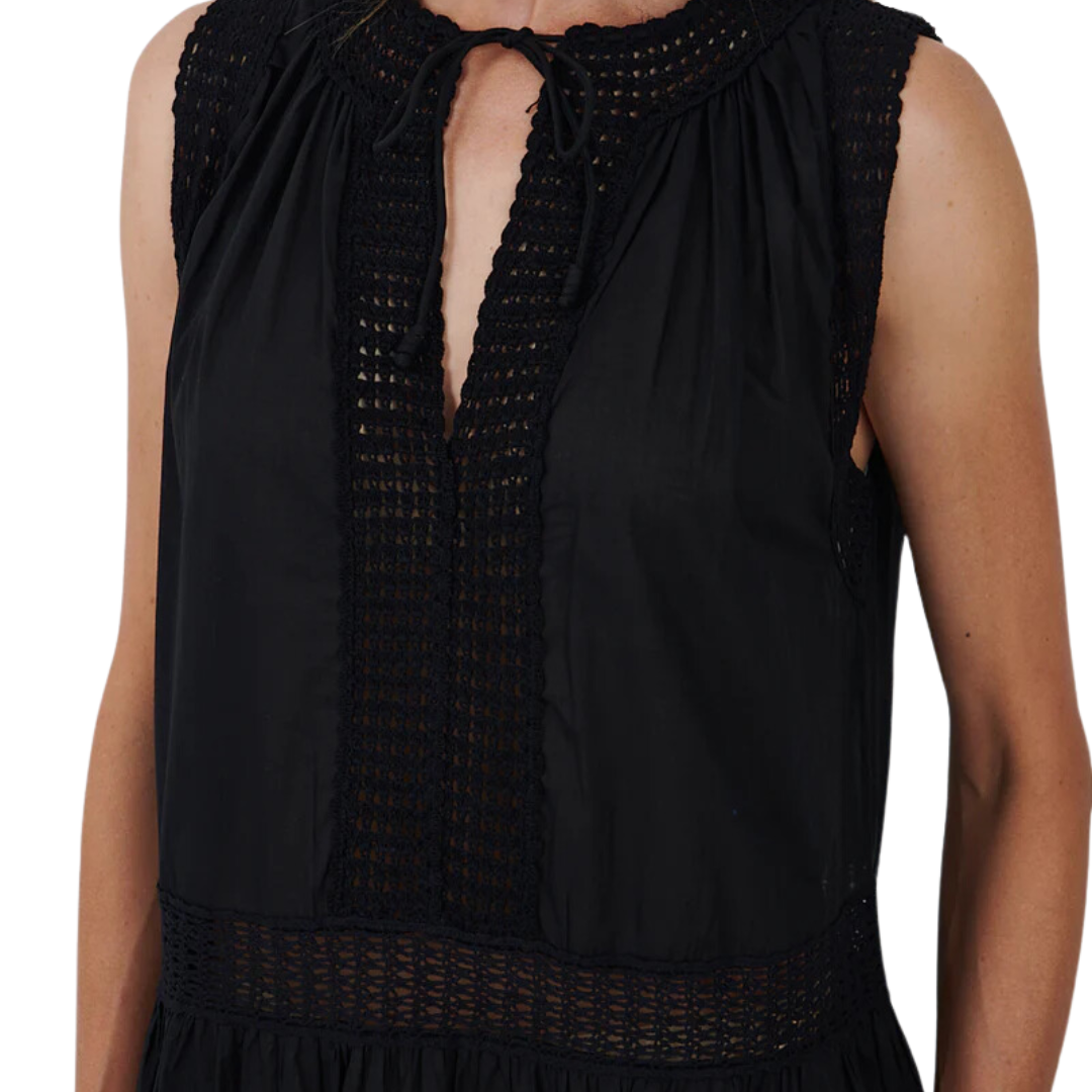 Thalia Coverup in Noir