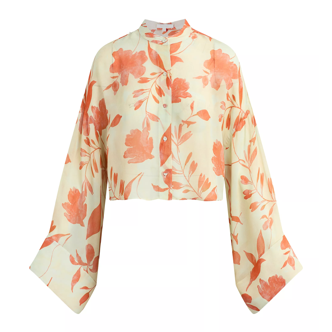 The Belle Of The Ball Top in Moonbeam Floral