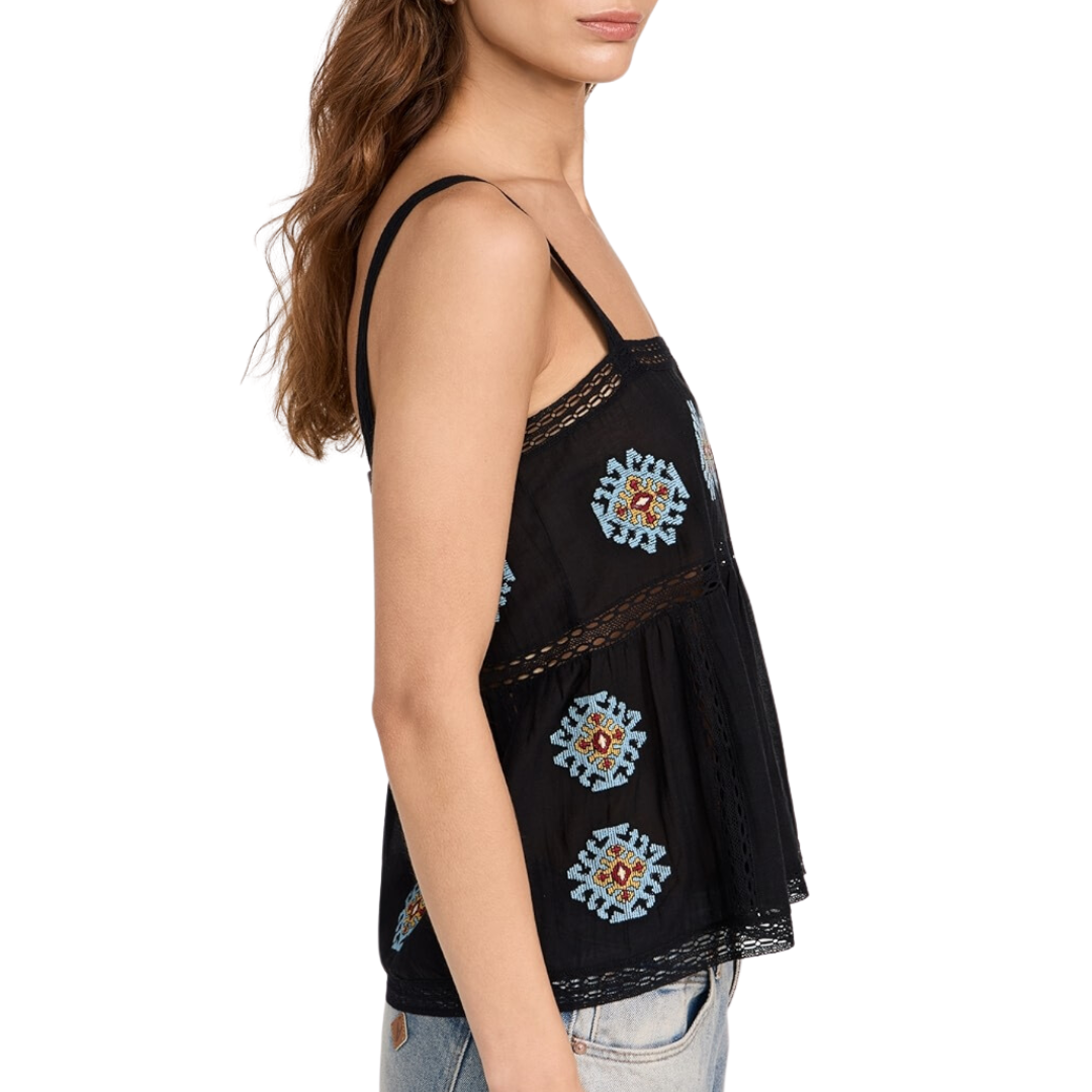 The Roam Top with Folklore Embroidery