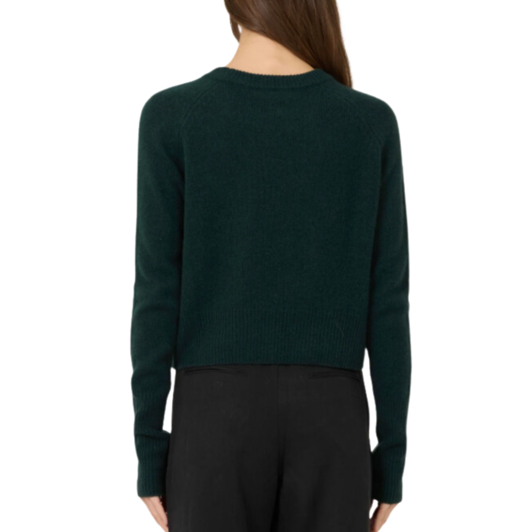 Blakely Cashmere Pullover in Everglade