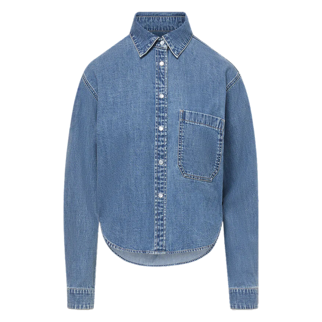 Aderes Denim Shirt in Starlight