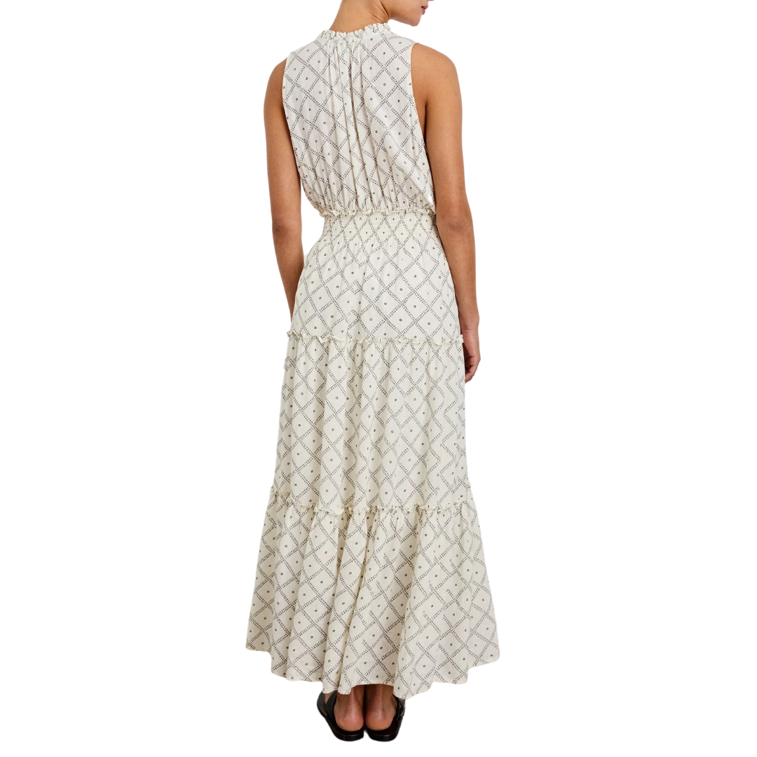 Loulou Dress in Ivory Zanzibar