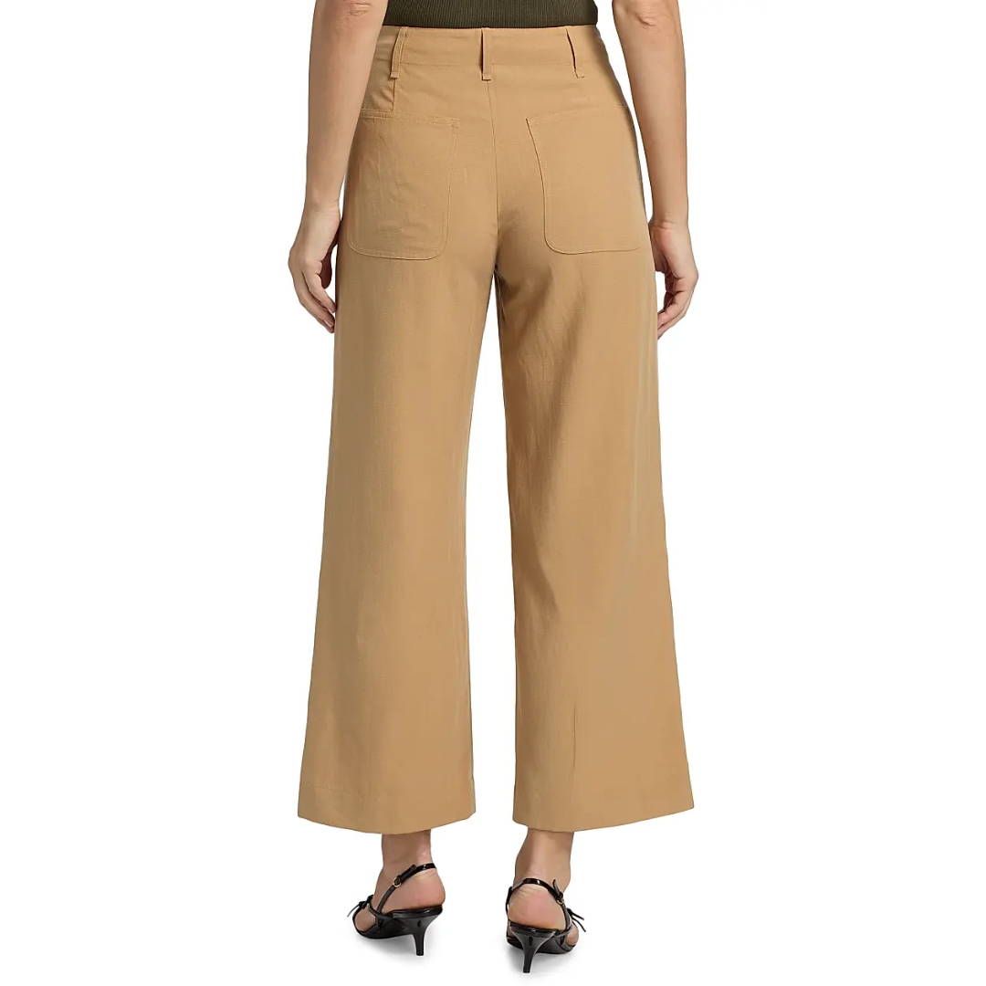 Allison Wide-Leg Pants in Fawn