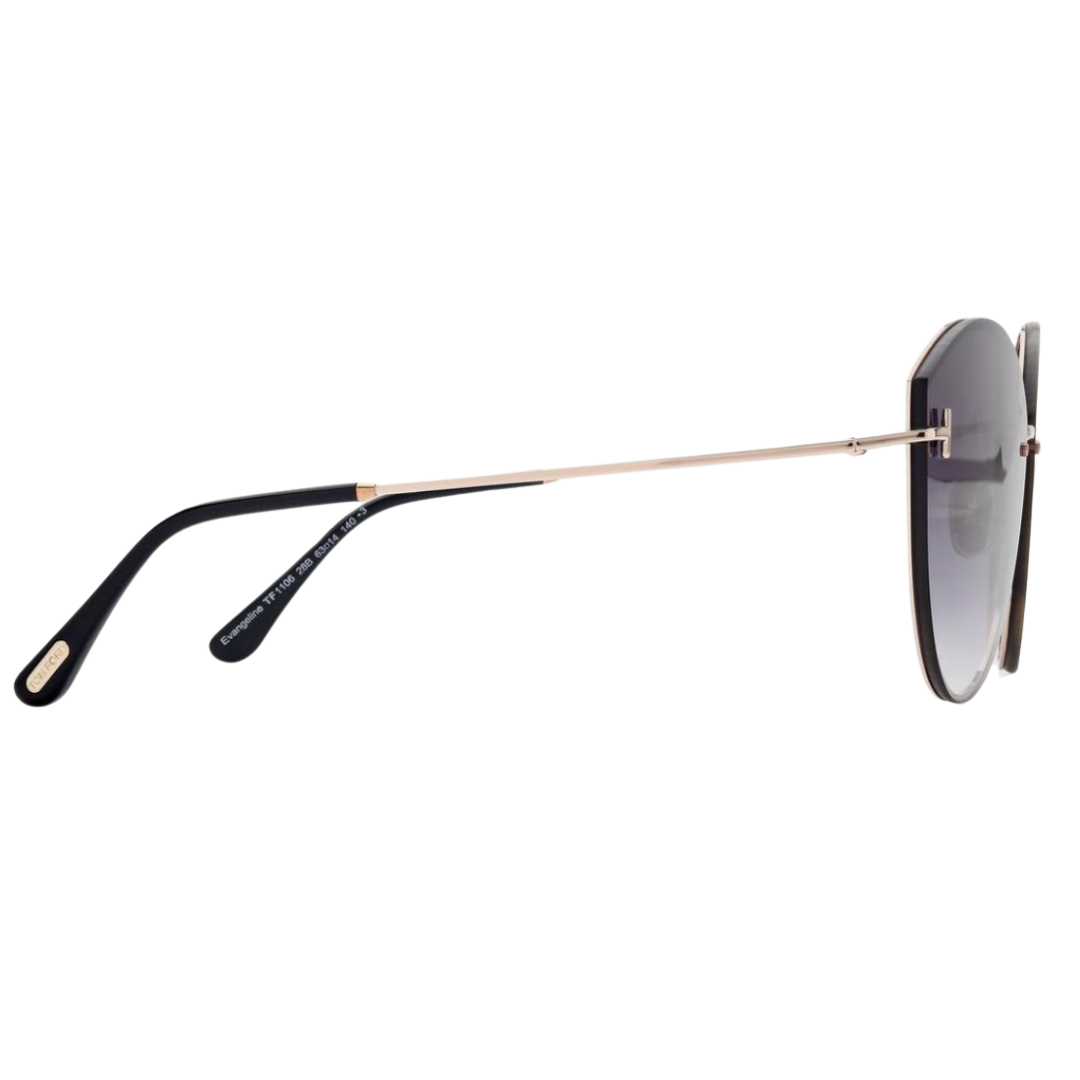 Evangeline Sunglasses in Gold