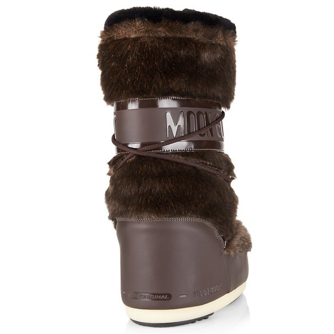 Icon Faux-Fur Boots in Brown