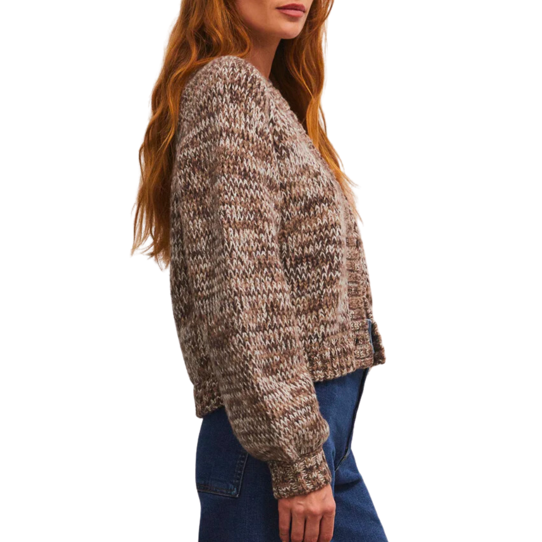 Este Cardigan in Hazel Nut