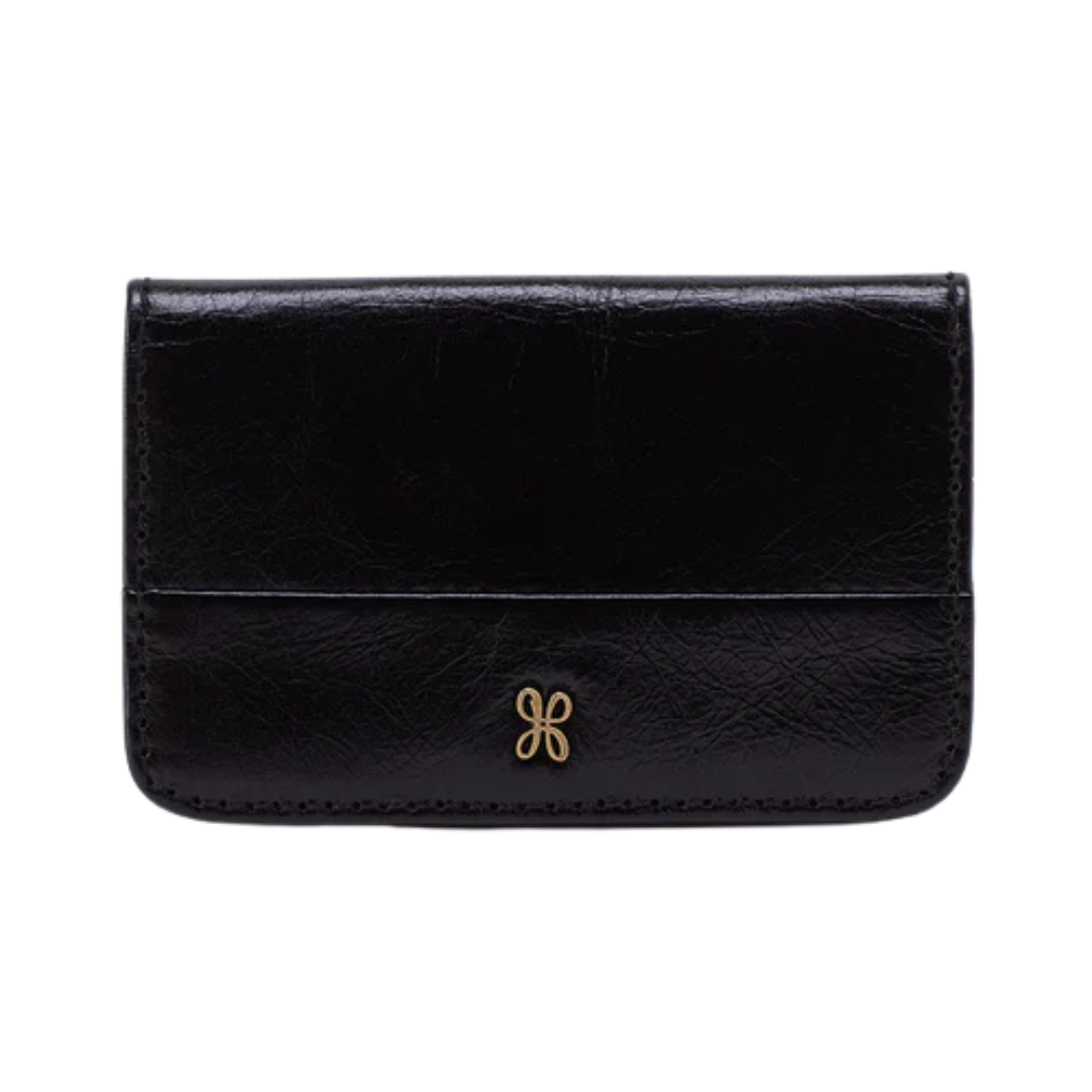 Jill Mini Card Case in Black