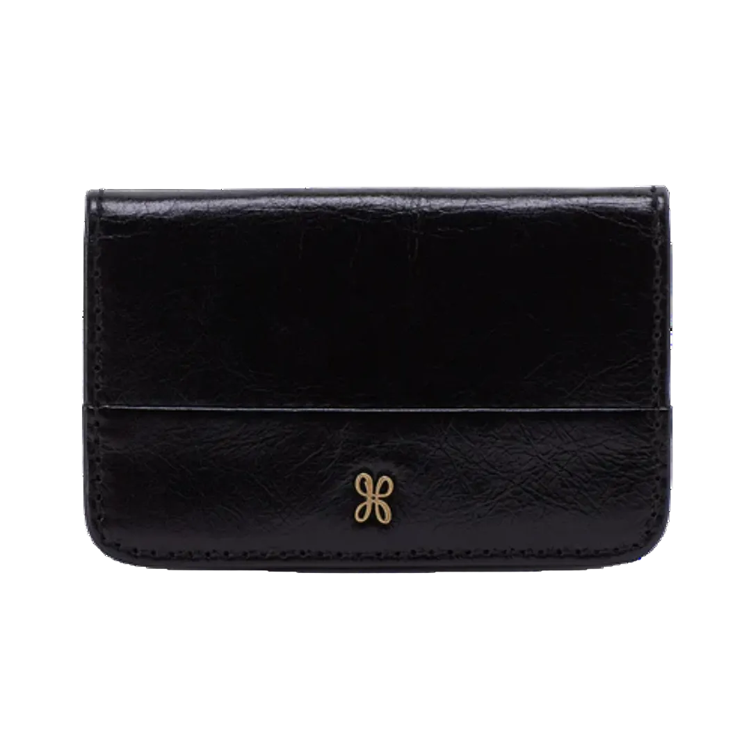 Jill Mini Card Case in Black