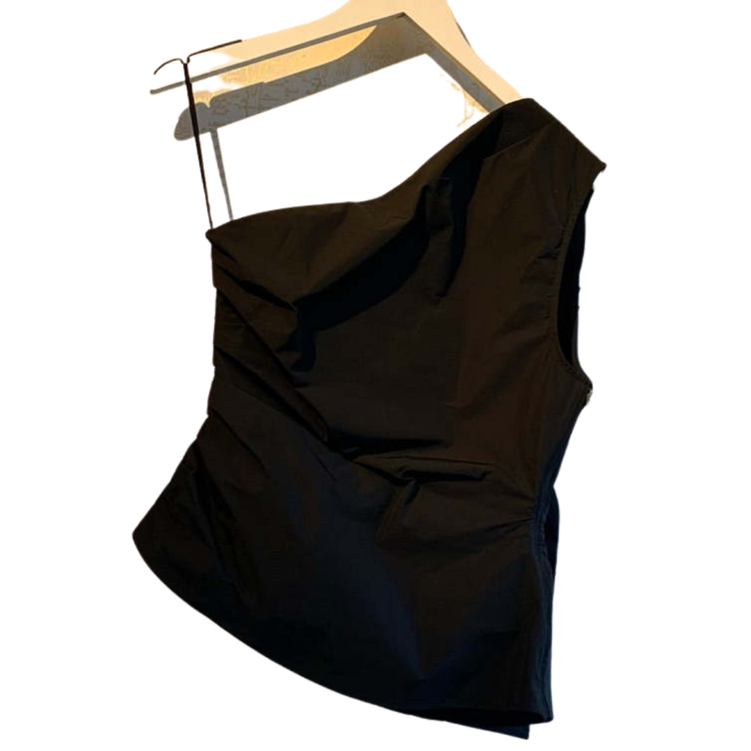Senta Top in Noir