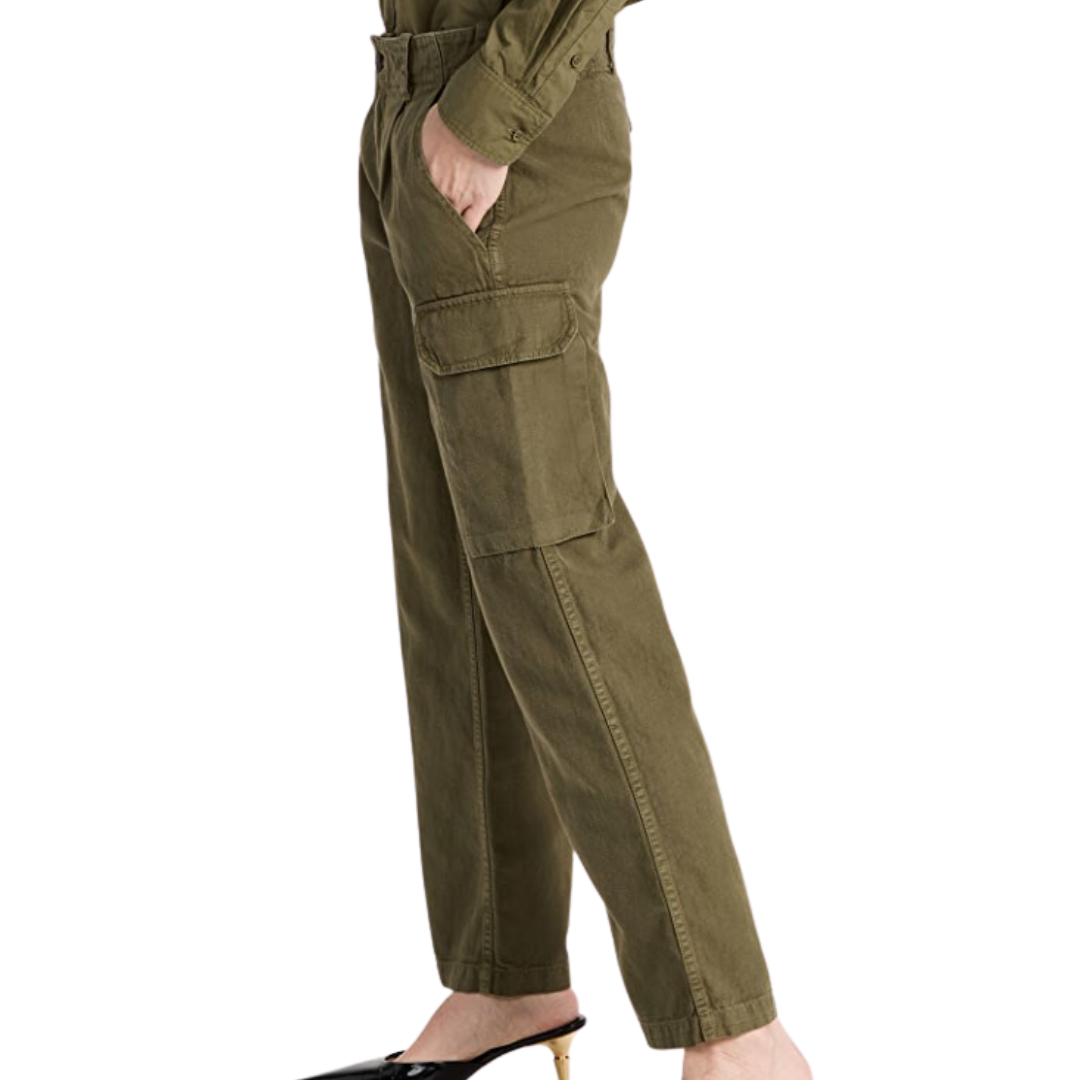 Yannic Cargo Pant in Olive Green
