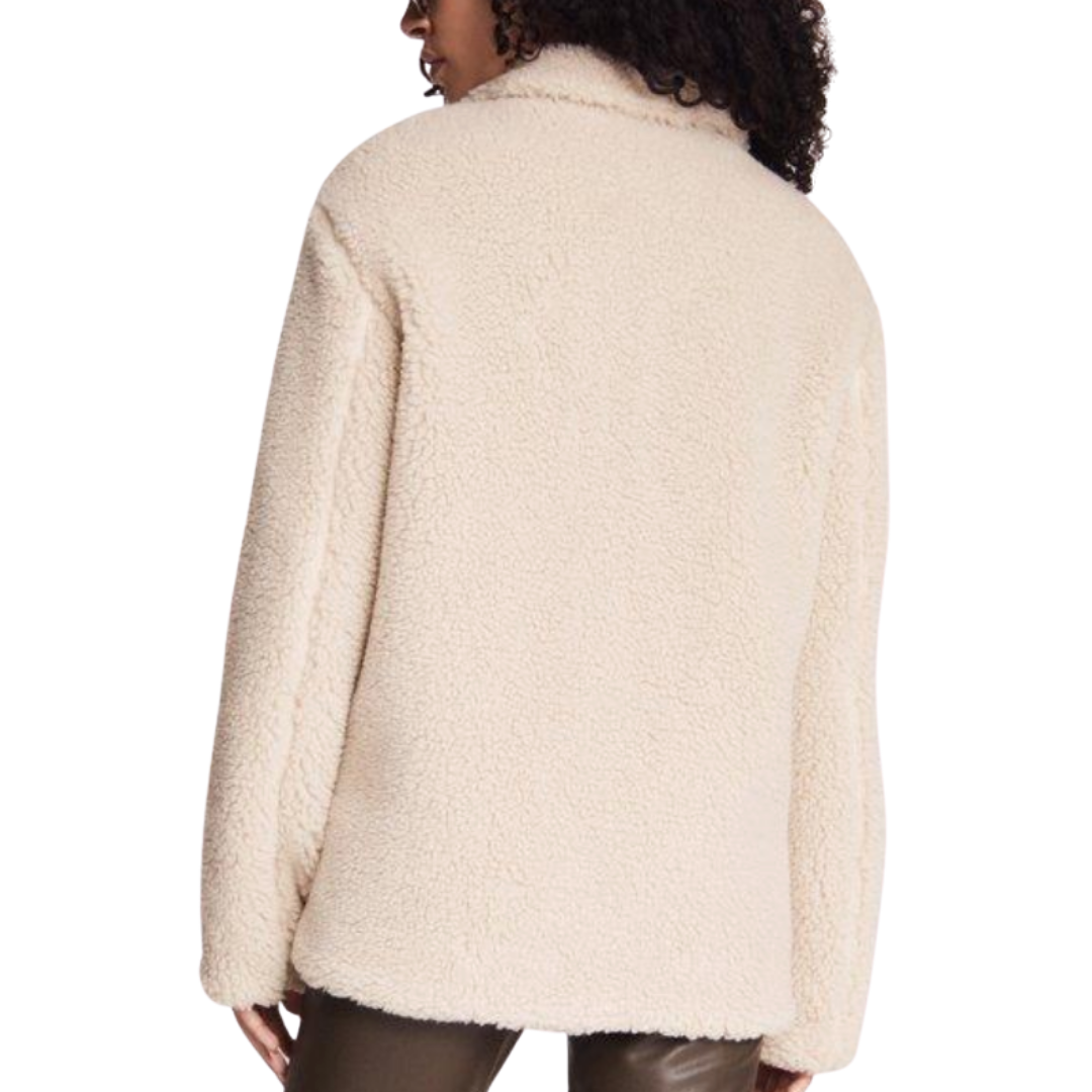 Rag and Bone Elliot Sherpa Shirt Jacket - Back View