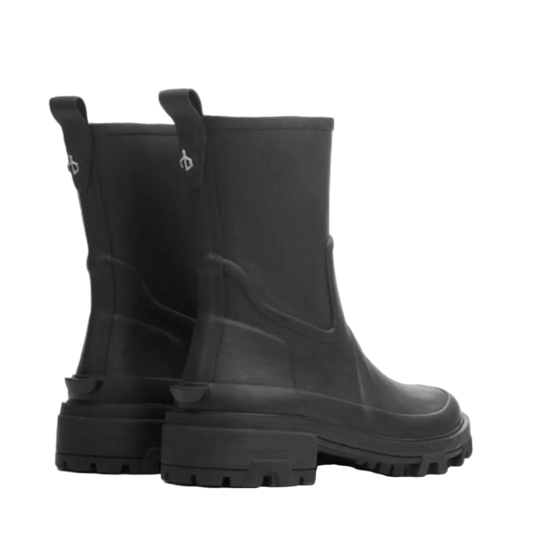 Shiloh Combat Rain Boot in Black