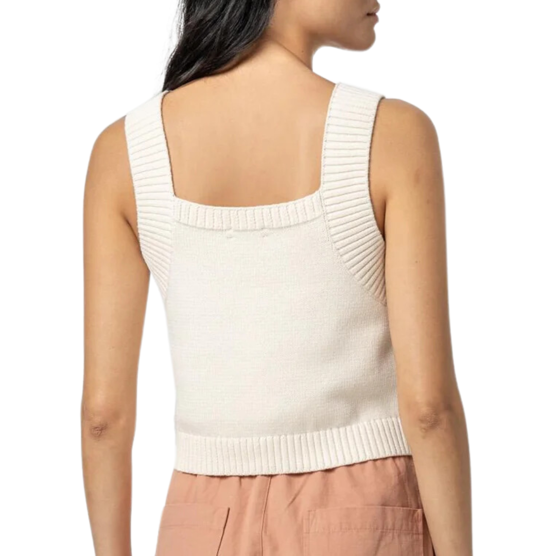 Sweater Tank in Ivory