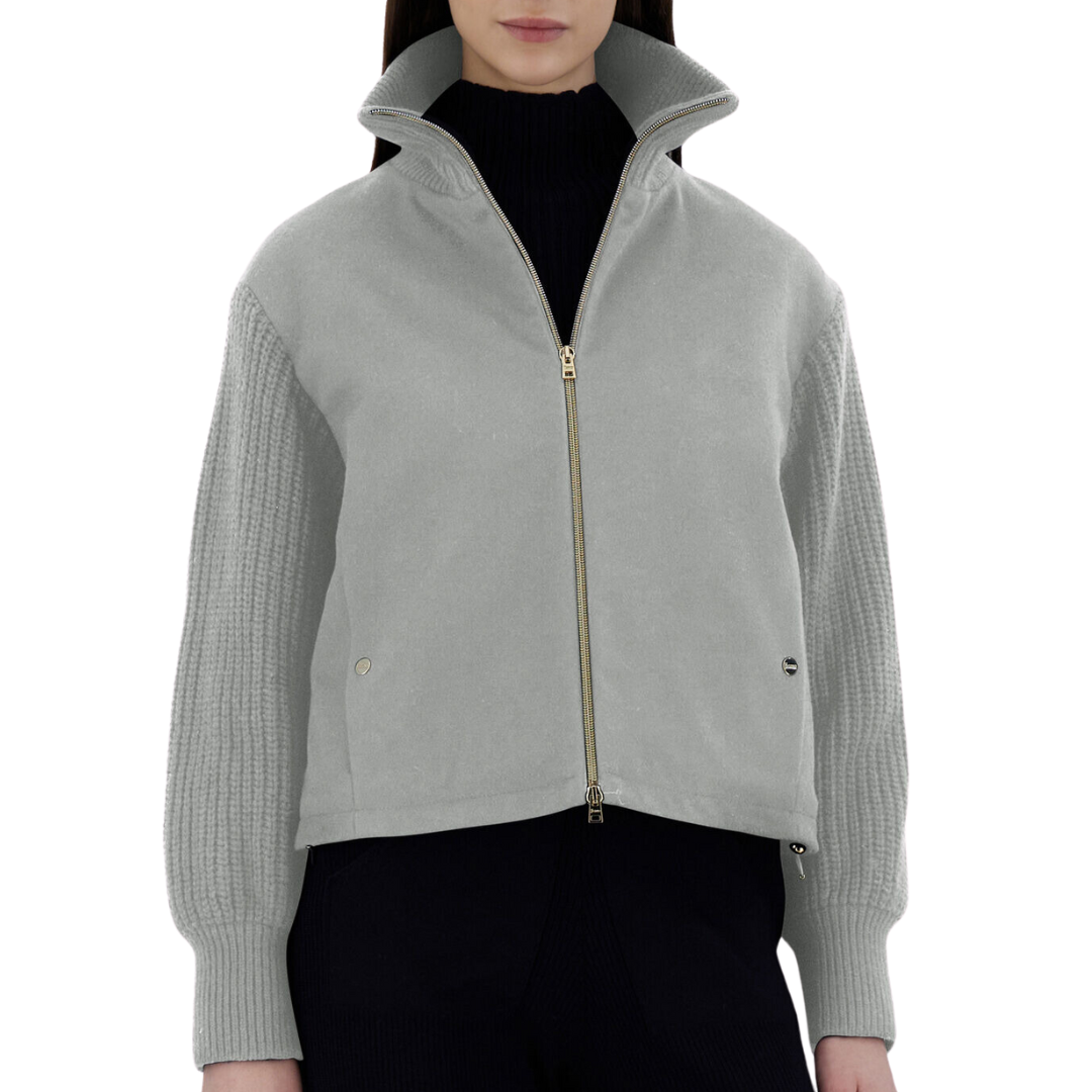 Bomber Jacket in Cashmere Grey