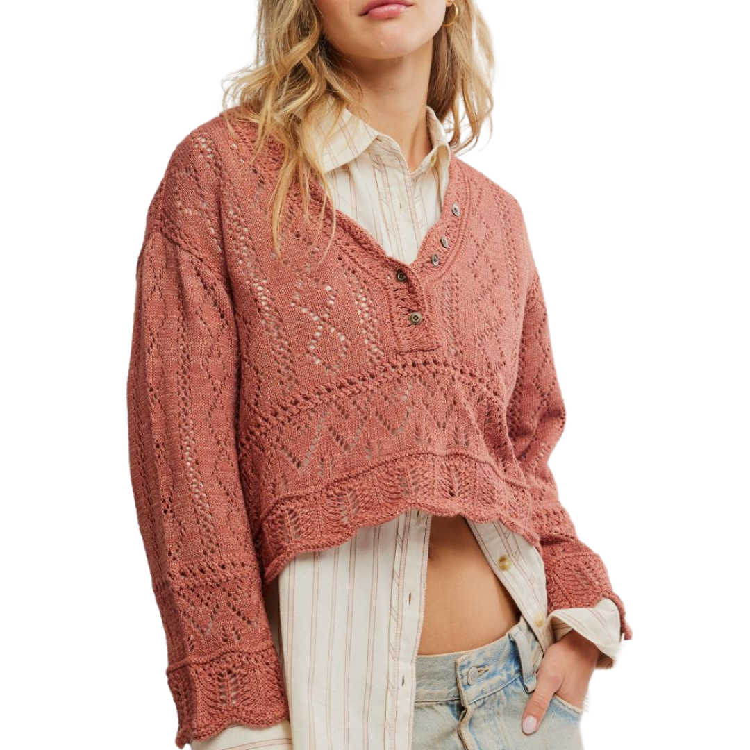 Charlotte Sweater in Cedarwood