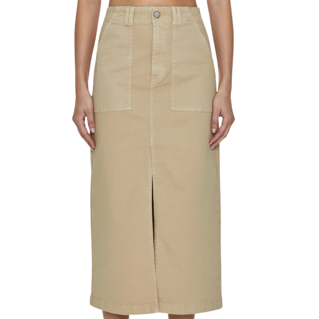 Pamela Utility Skirt in Latte