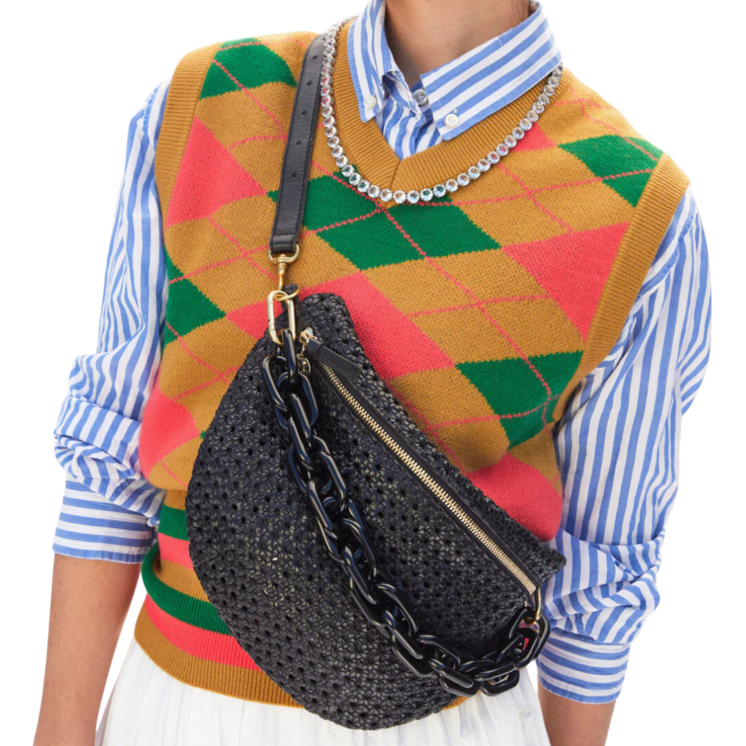 Grande Fanny in Black Rattan